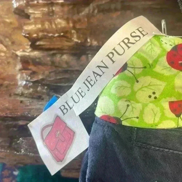 Homemade, darling purse with ladybugs and frogs. Can’t get any cuter than this! - Picture 2 of 12